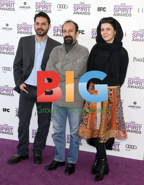 Asghar Farhadi, Peyman Moadi, Leyla Hatami at Film Independent Spirit Awards