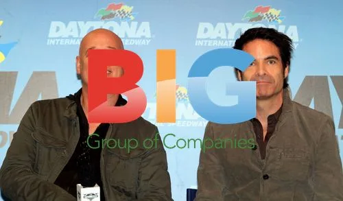 Jimmy Stafford and Pat Monahan of Train at Daytona