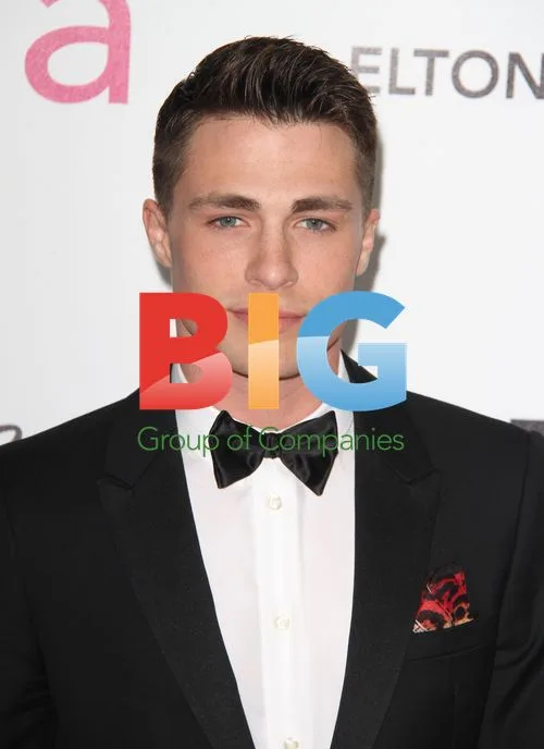 Colton Haynes at Elton John AIDS Foundation Viewing Party