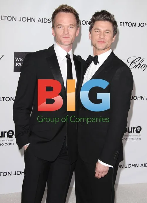 Neal Patrick Harris and David Burtka at Elton John AIDS Foundation Academy Awards Viewing Party