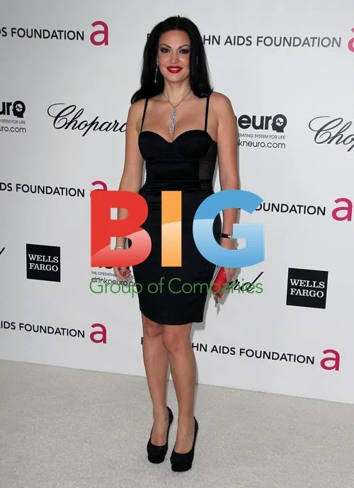 Bleona Qereti at Elton John AIDS Foundation Party