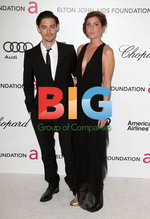Tom Payne at Elton John AIDS Foundation Party