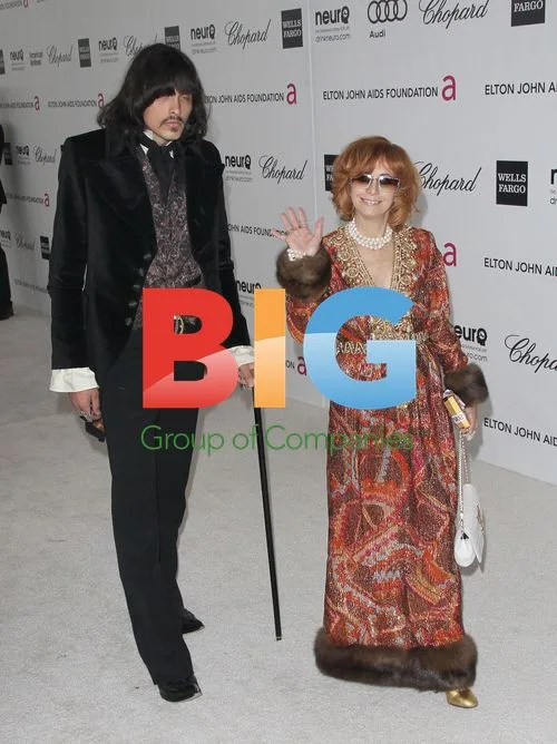 Linda Ramone at Elton John AIDS Foundation Party
