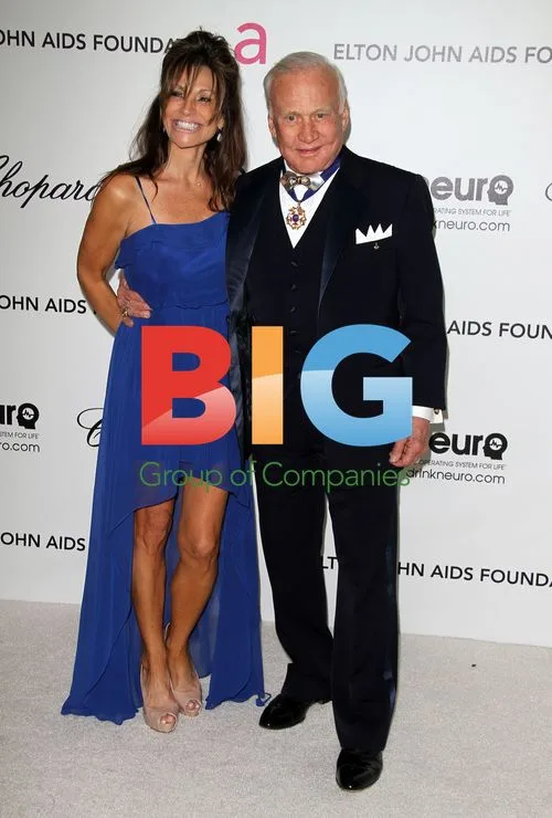 Buzz Aldrin at Elton John AIDS Foundation Oscars Party