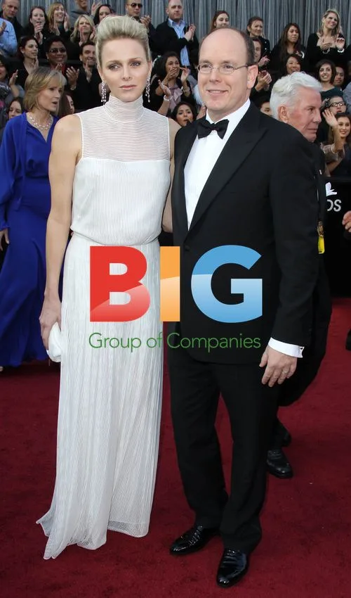 Princess Charlene & Prince Albert of Monaco at Oscars