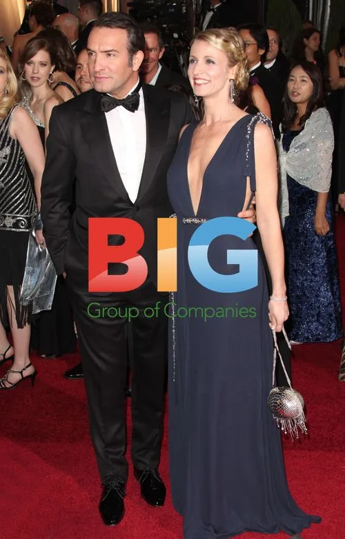 Jean Dujardin and Alexandra Lamy at Oscars