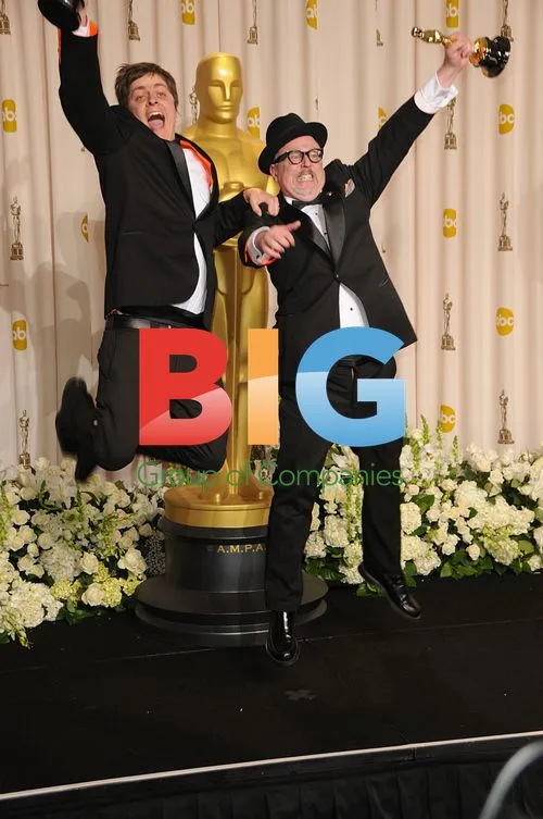 William Joyce and Brandon Oldenburg at 84th Oscars