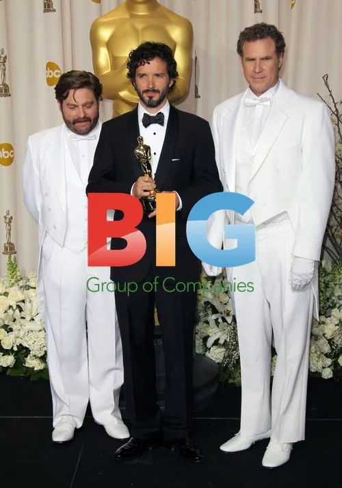 Zach Galifianakis, Bret McKenzie and Will Ferrell at 84th Oscars