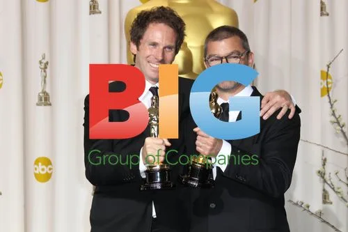 Kirk Baxter and Angus Wall at the 84th Academy Awards