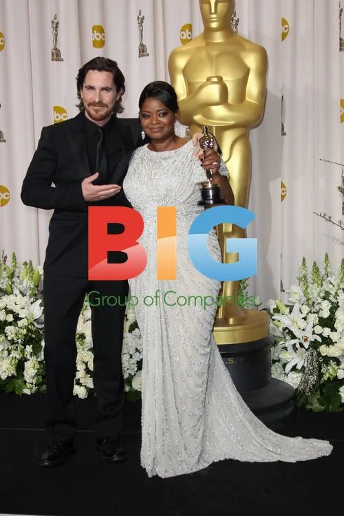 Christian Bale and Octavia Spencer at 84th Oscars