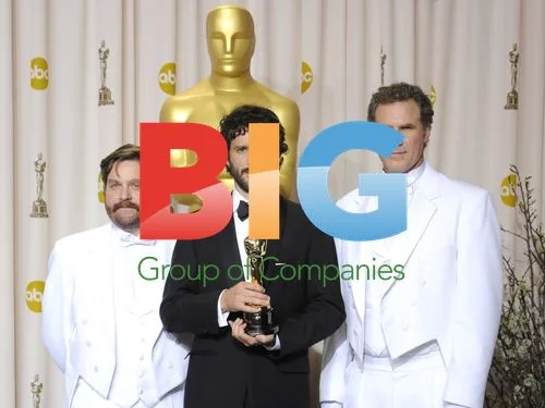 Bret McKenzie with Will Ferrell and Zach Galifianakis at Oscars