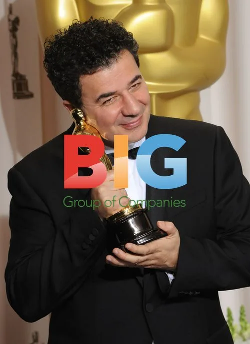 Ludovic Bource Backstage with Oscar