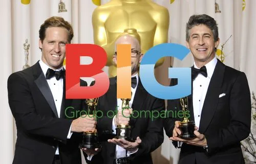 Payne, Faxon and Rash Backstage at Oscars