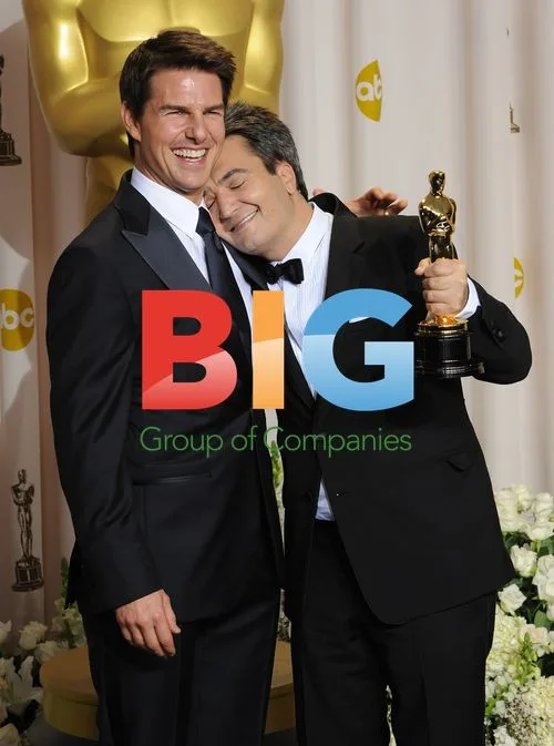 Thomas Langmann and Tom Cruise at the Oscars