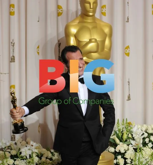Jean Dujardin Backstage at Oscars