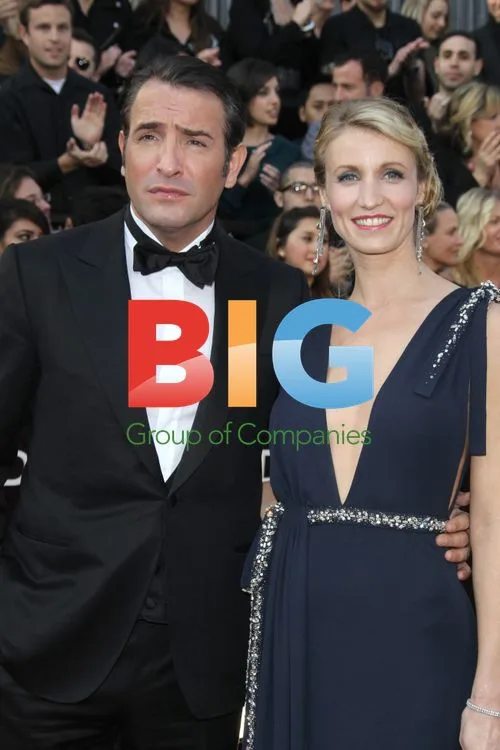 Jean Dujardin and Alexandra Lamy at Oscars