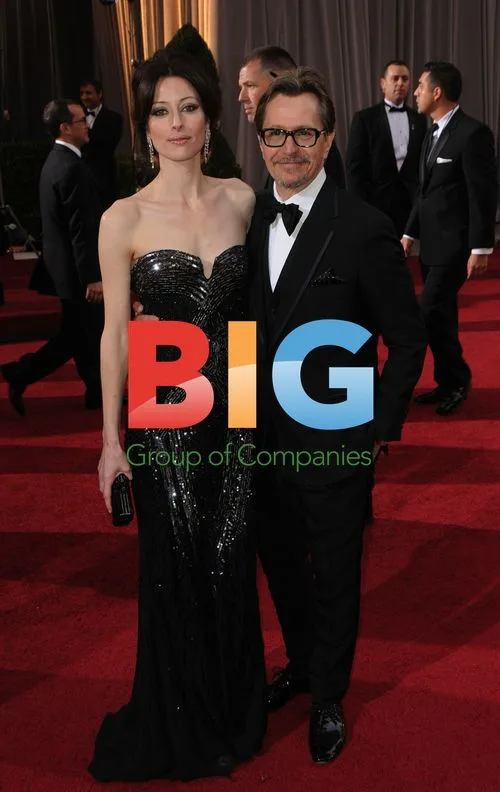Gary Oldman and Alexandra Edenborough at Oscars