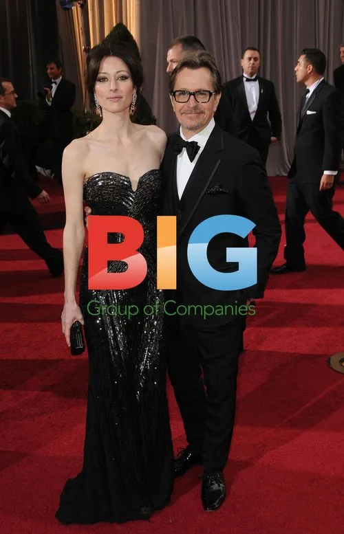 Gary Oldman and Alexandra Edenborough at the 84th Oscars