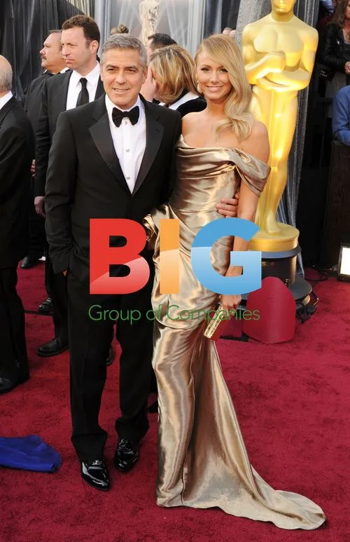 George Clooney and Stacy Kiebler at 84th Oscars