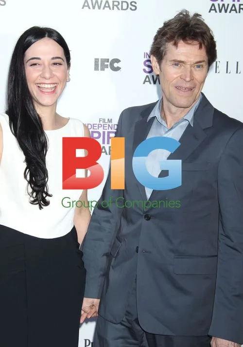 Willem Dafoe and Giada Colagrande at Spirit Awards