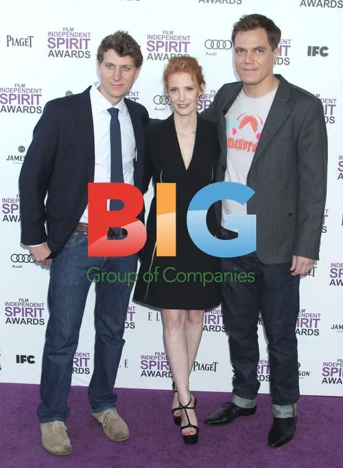 Michael Shannon and Jessica Chastain at 2012 Spirit Awards