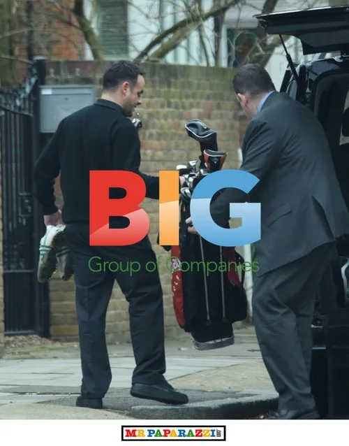 Ant & Dec Prepare for Golf Lesson