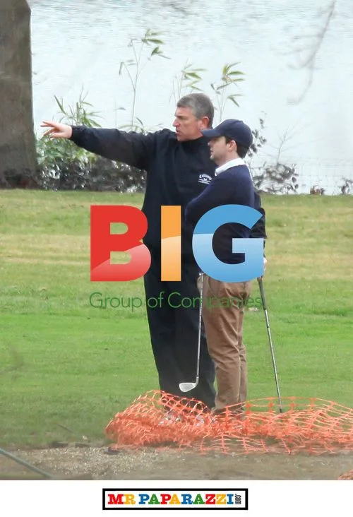 Ant & Dec practice golf in London