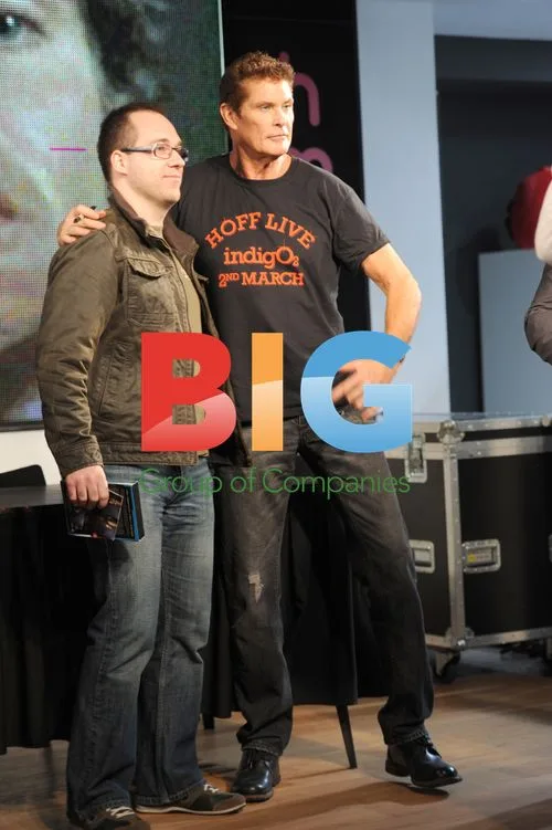 David Hasselhoff Promotes New Album in London