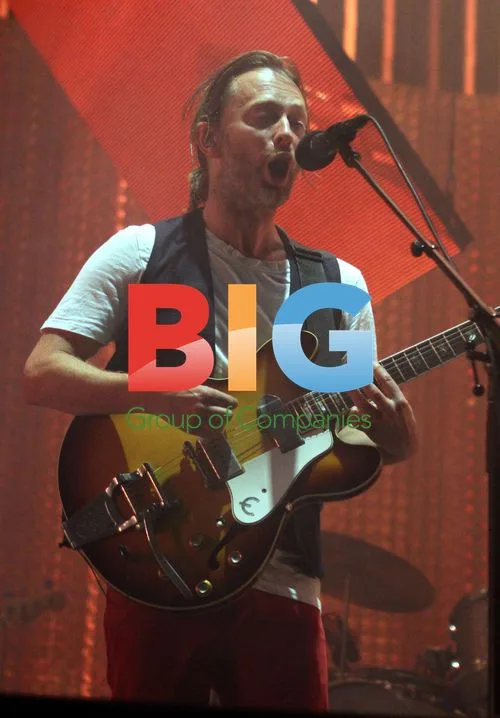 Thom Yorke with Radiohead performs in Miami