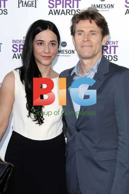 Giada Colagrande and Willem Dafoe at 2012 Spirit Awards