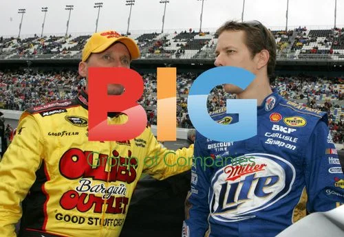 Brad Keselowski and Dave Blaney at 2012 Daytona 500