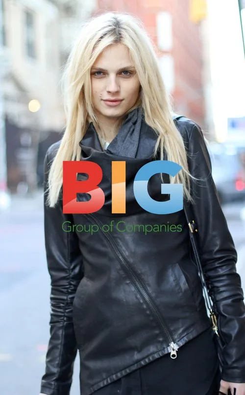 Model Andrej Pejic in Soho, NYC