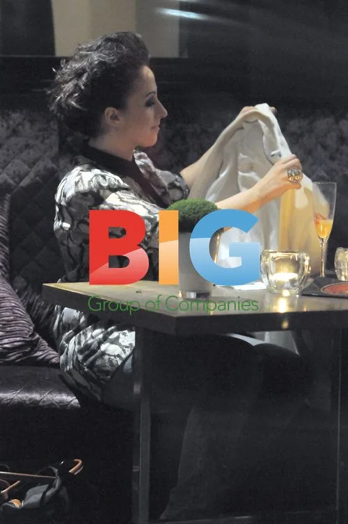 Natalie Cassidy and Mick Norcross out in Mayfair