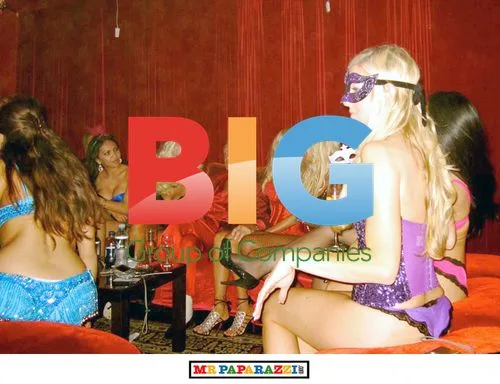 Hugh Hefner at Playboy Mansion Masquerade Party