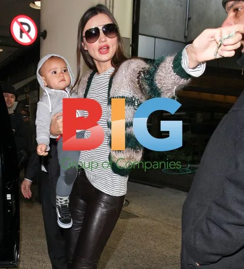 Miranda Kerr Arriving at LAX with Baby Flynn