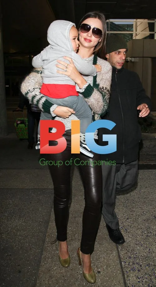 Miranda Kerr Arriving at LAX with Baby Flynn