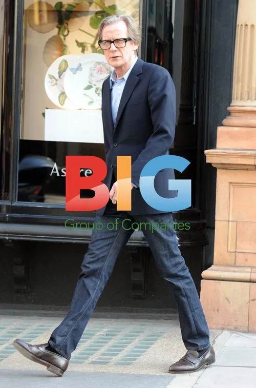 Bill Nighy on Bond Street in London