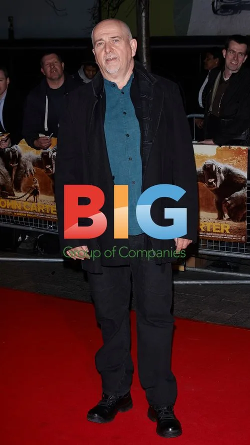 Peter Gabriel at UK Premiere of John Carter