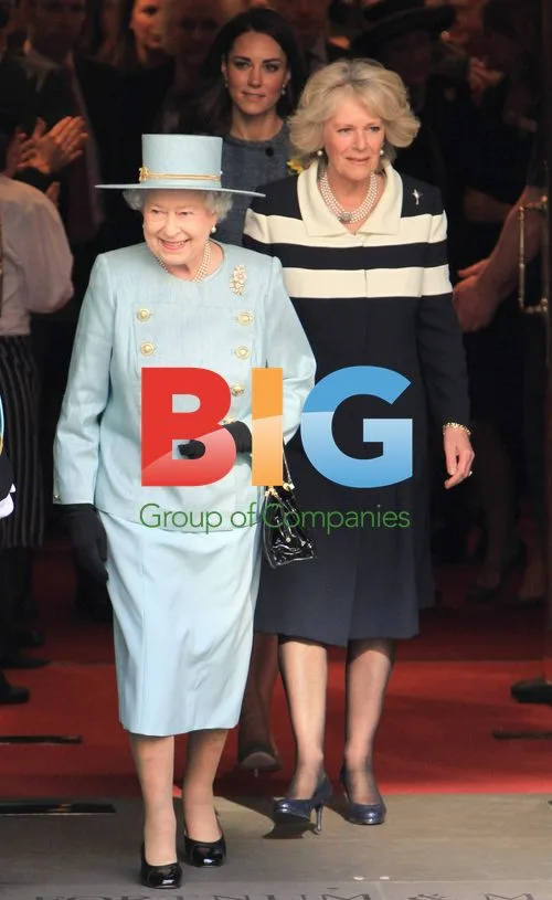 Queen Elizabeth, Kate Middleton and Camilla Visit Fortnum & Mason