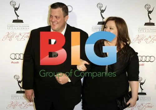 Billy Gardell and Melissa McCarthy at TV Hall of Fame