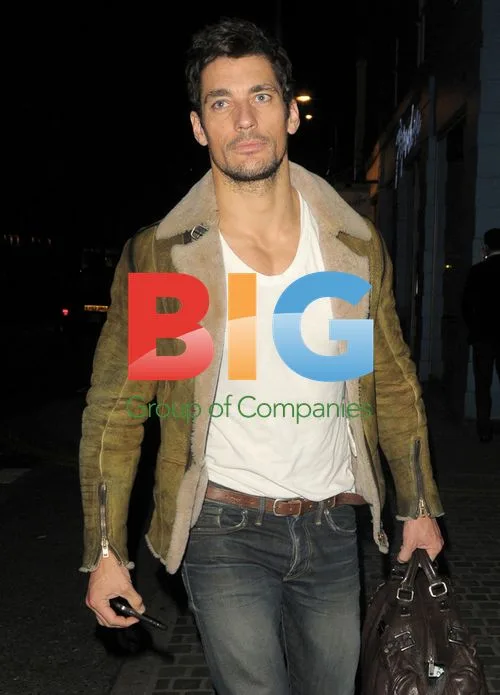 Model David Gandy Leaving Nightclub