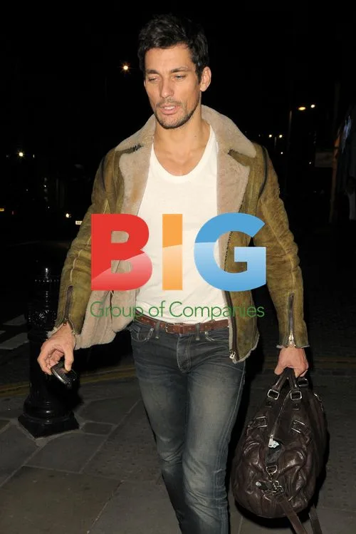 David Gandy Leaves Raffles Nightclub