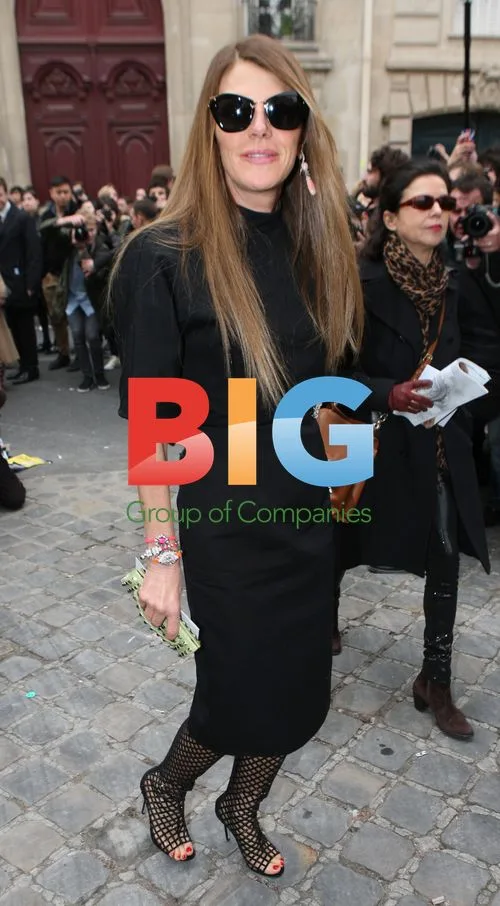Anna Dello Russo at Christian Dior Fashion Show