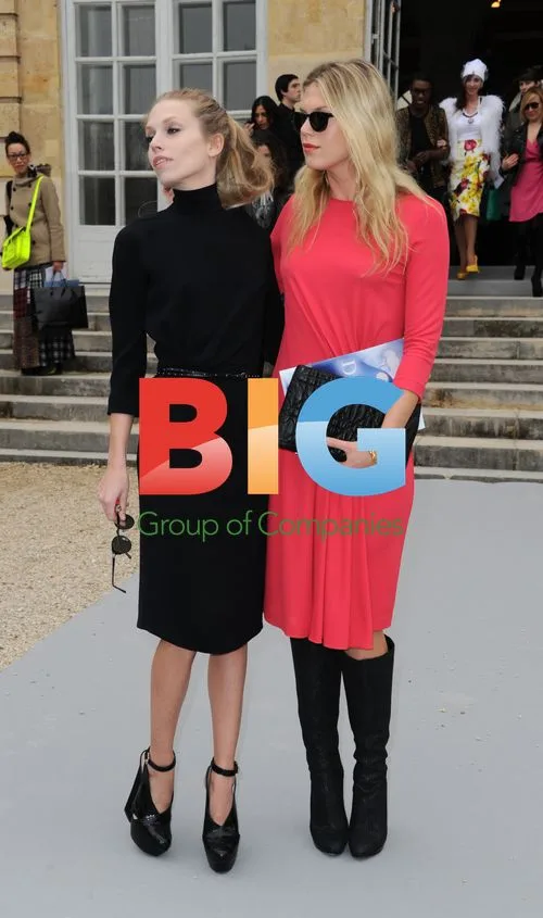 Celebrities at Dior Fashion Show in Paris