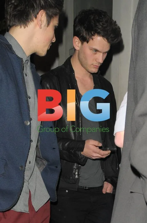 Jeremy Irvine spotted on night out in London