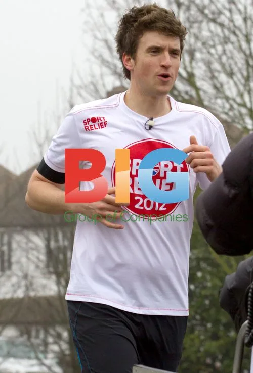 Greg James and John Bishop Run for Sport Relief