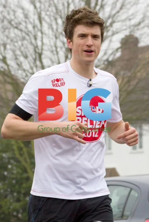 Greg James and John Bishop at Sport Relief 2012