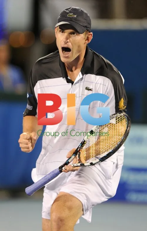 Andy Roddick Tense During Match