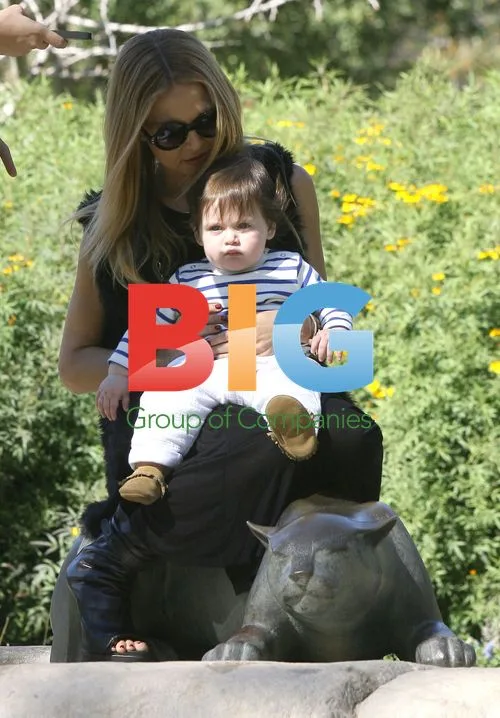 Rachel Zoe and Son at Park