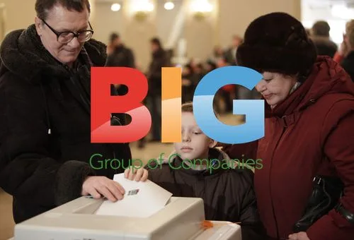 Russian Family Voting in Moscow